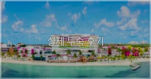 💬 실제 투숙 후기