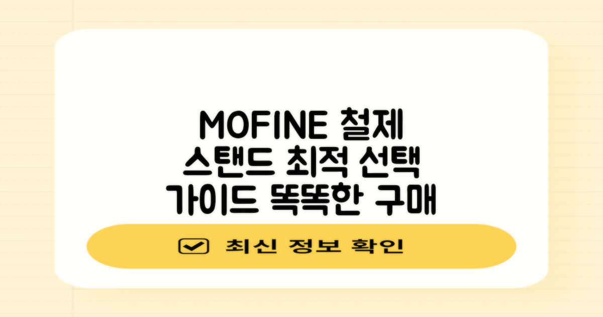 MOFINE 철제 스탠드 시스템: 최적의 선택, 똑똑한 구매 가이드